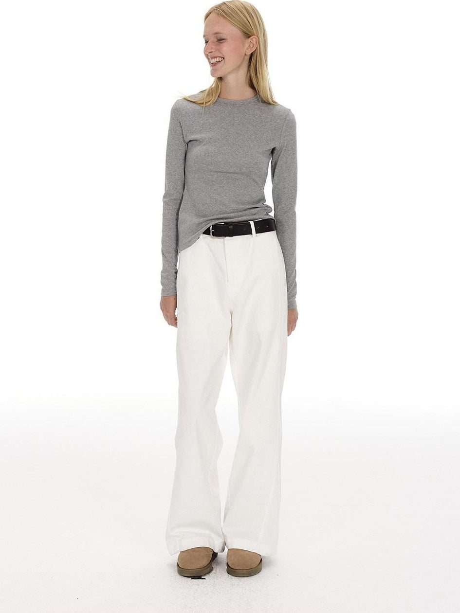 Country Moment 100 Percent Cotton Relaxed Wide Leg Casual Unisex Khaki Black Cargo Pants