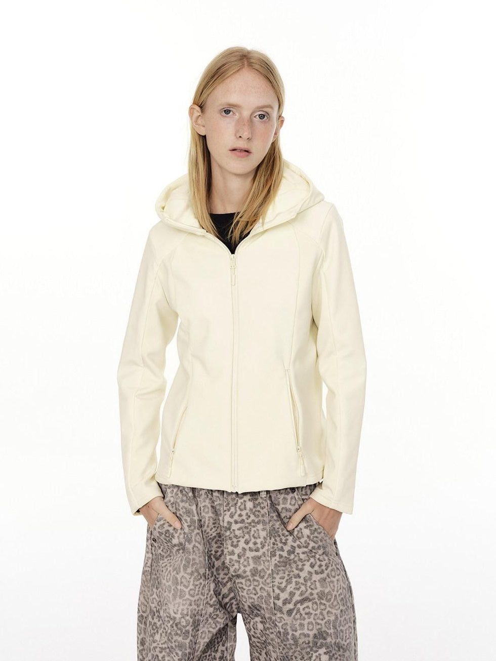 Country Moment 95% White Duck 700Fp Patchwork Hooded Short Loose Women Commuter Down Jackets