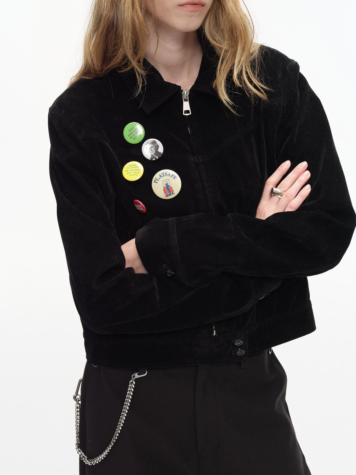 Country Moment Warm Casual Lapel Zipper Long Sleeve Pockets Women Cropped Jackets