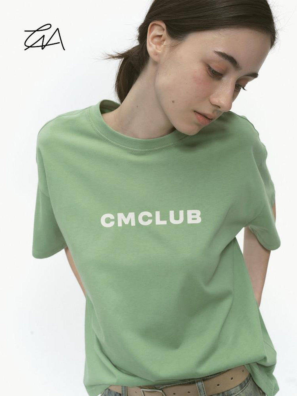 Country Moment Breathable Cotton Loose Fit Letter Print Casual Round Neck Short Sleeve T-Shirts