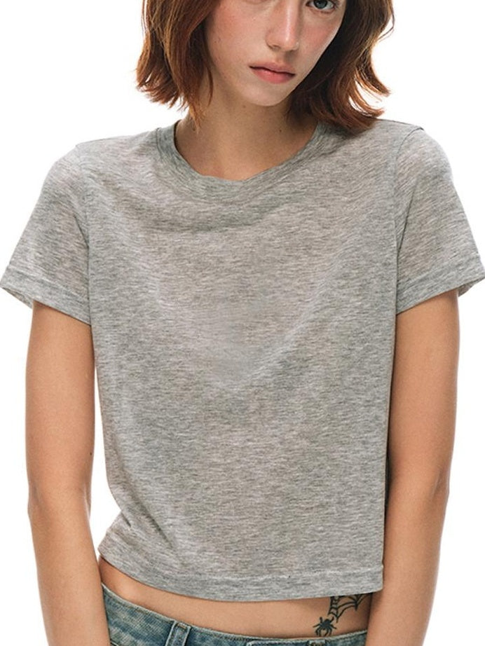 Country Moment Breathable Lyocell Anti Wrinkle Regular Fit Crewneck Short Sleeve T-Shirts