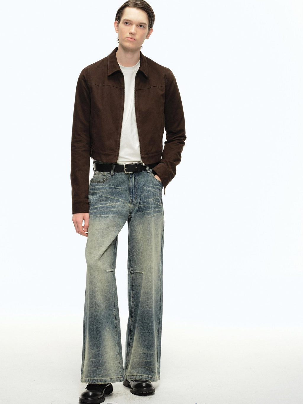 Country Moment 100 Percent Cotton Slim Fit Youthful Unisex Zip Collar Short Cropped Jackets