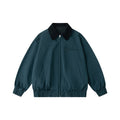 Country_Moment_Dark_Green_Polyester_Loose_Fit_Lapel_Zip_Long_Sleeve_Teen_Daily_Cropped_Jackets_MISSTT