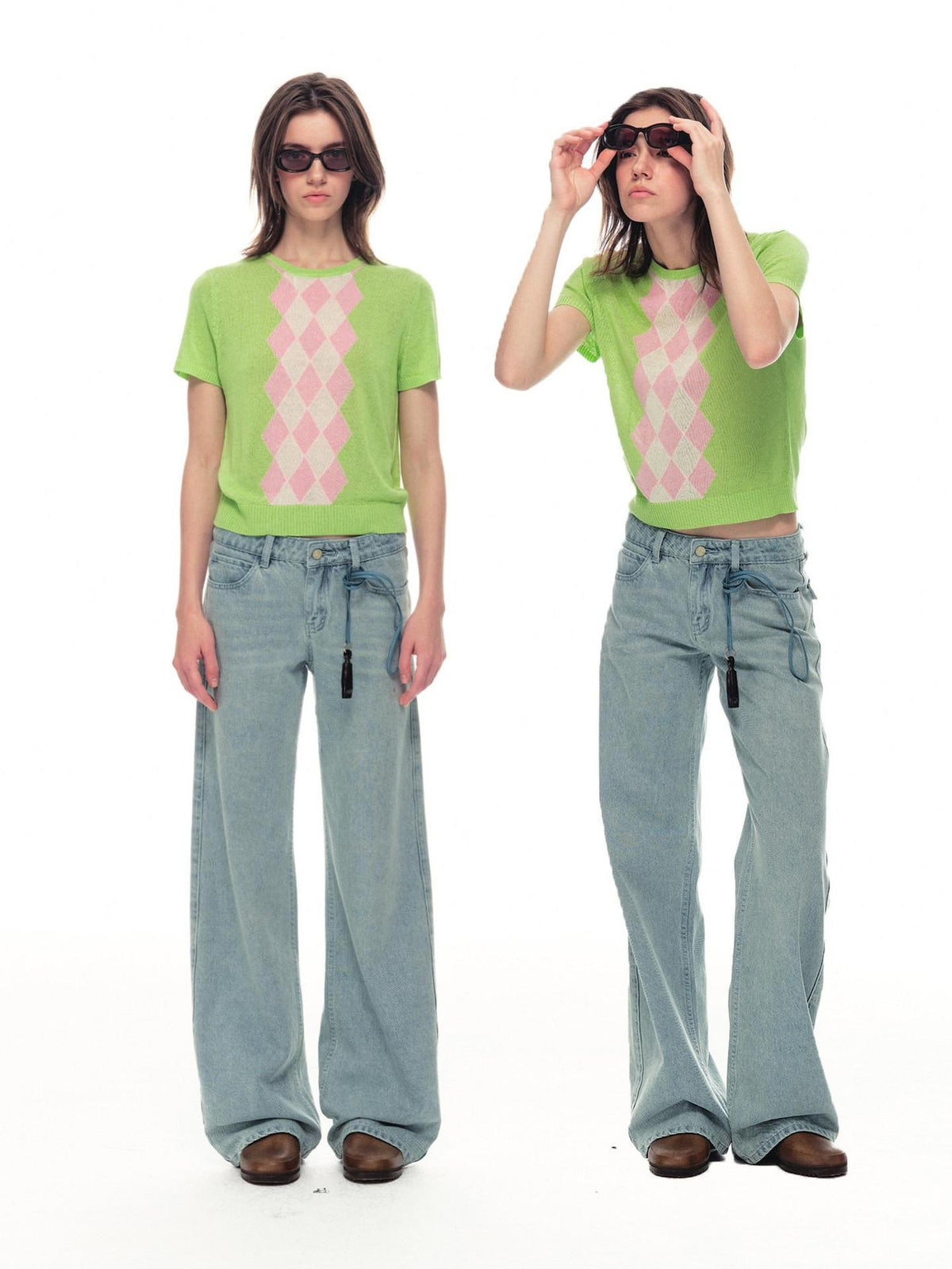 Country Moment Breathable Midrise Waterwash Loose Unisex Casual Cotton Wide Leg Jeans