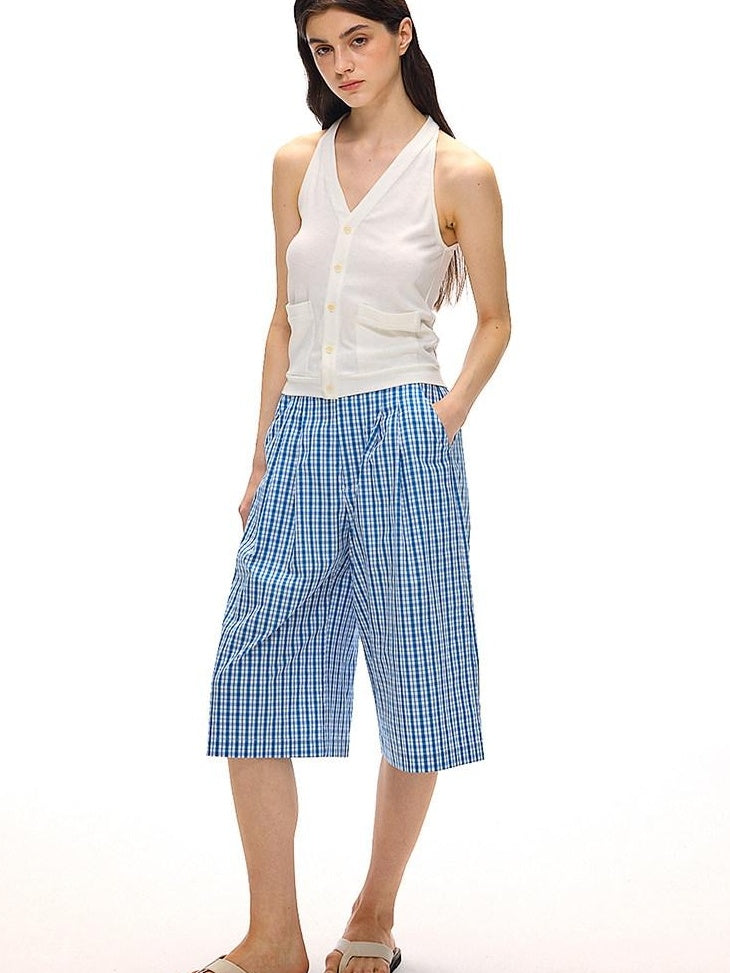 Country Moment Original Design Slim Fit Halter Neck Viscose Cotton Stretch Womens Tank Tops