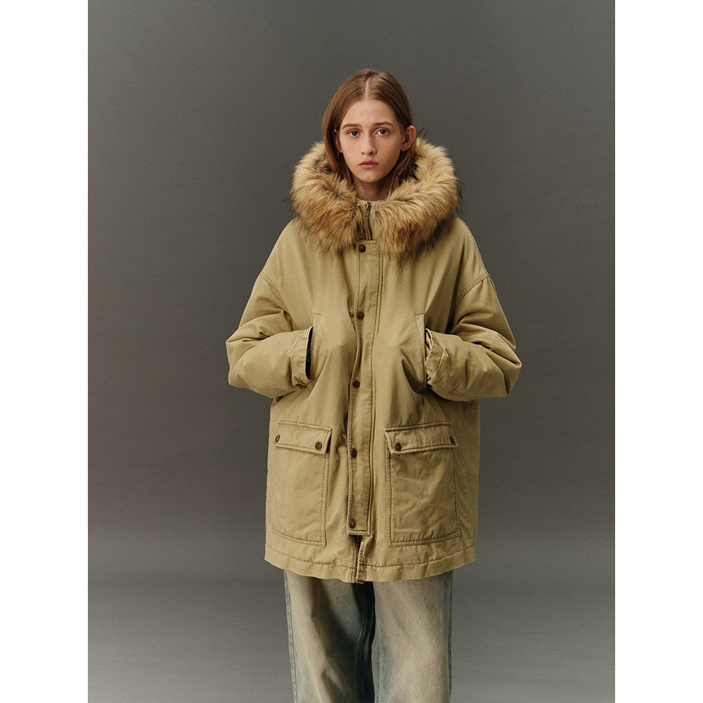 Country_Moment_Cotton_Hooded_Straight_Fit_Mid_Length_Zipper_Street_Khaki_Green_Puffer_Jackets_MISSTT