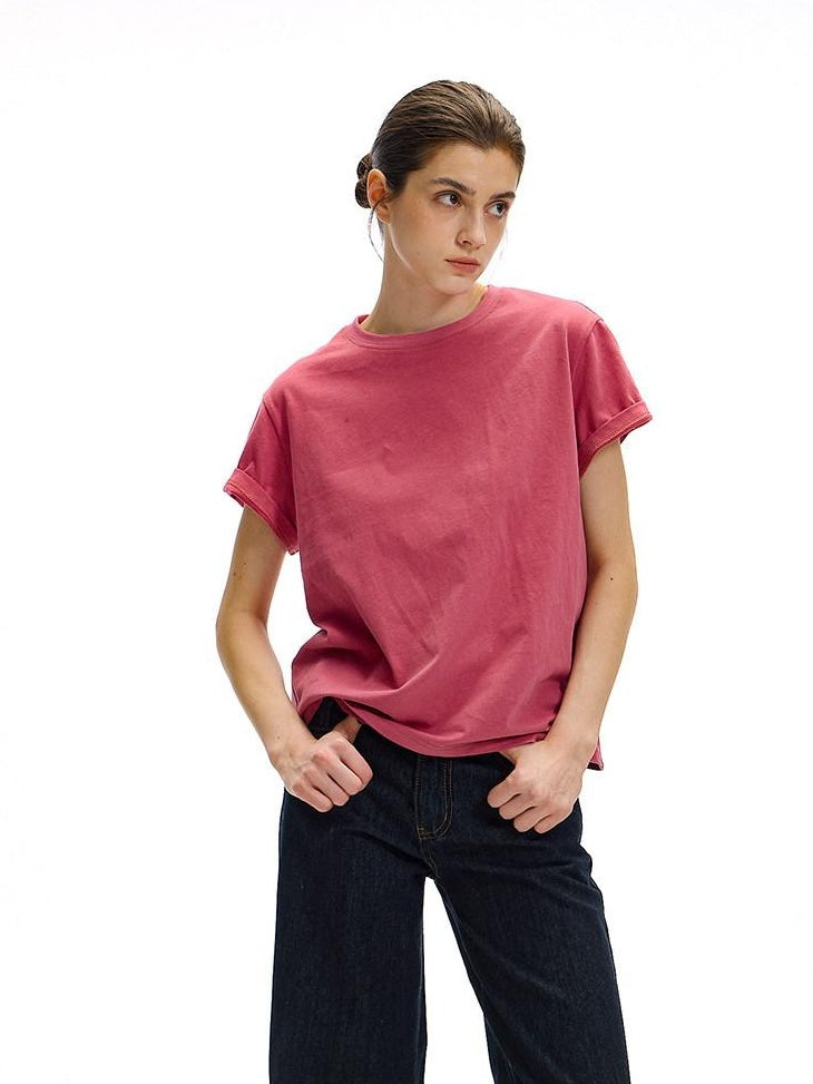 Country Moment Combed Cotton Moisture Wicking Loose Fit Unisex Crew Neck Short Sleeve T-Shirts