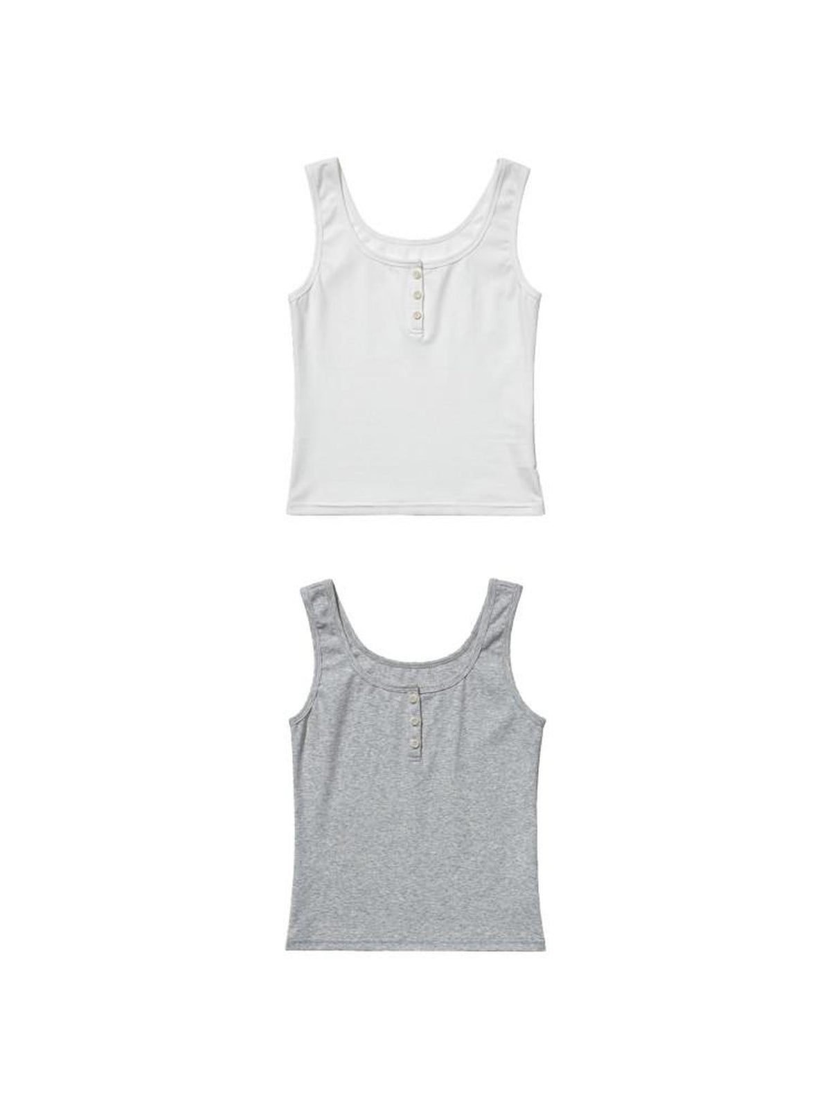 Country Moment Ribbed Moisture Wicking Slim Halter Cotton Stretch Women Casual Tank Tops