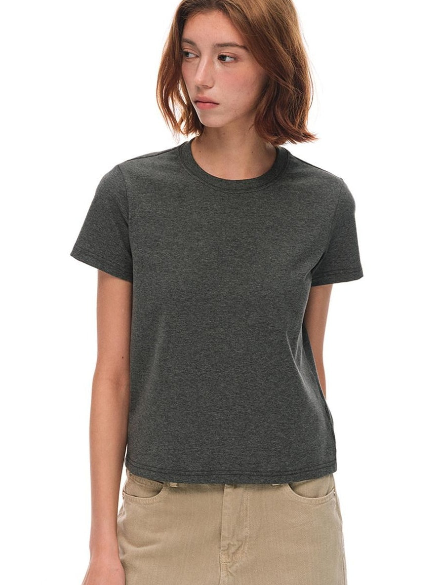 Country Moment Combed Cotton Breathable Loose Fit Women Crew Neck Short Sleeve T-Shirts