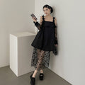 DDGIRL_studio_High_Waist_A_Line_Office_Elegant_Black_Polyester_Workwear_Midi_Skirts_MISSTT