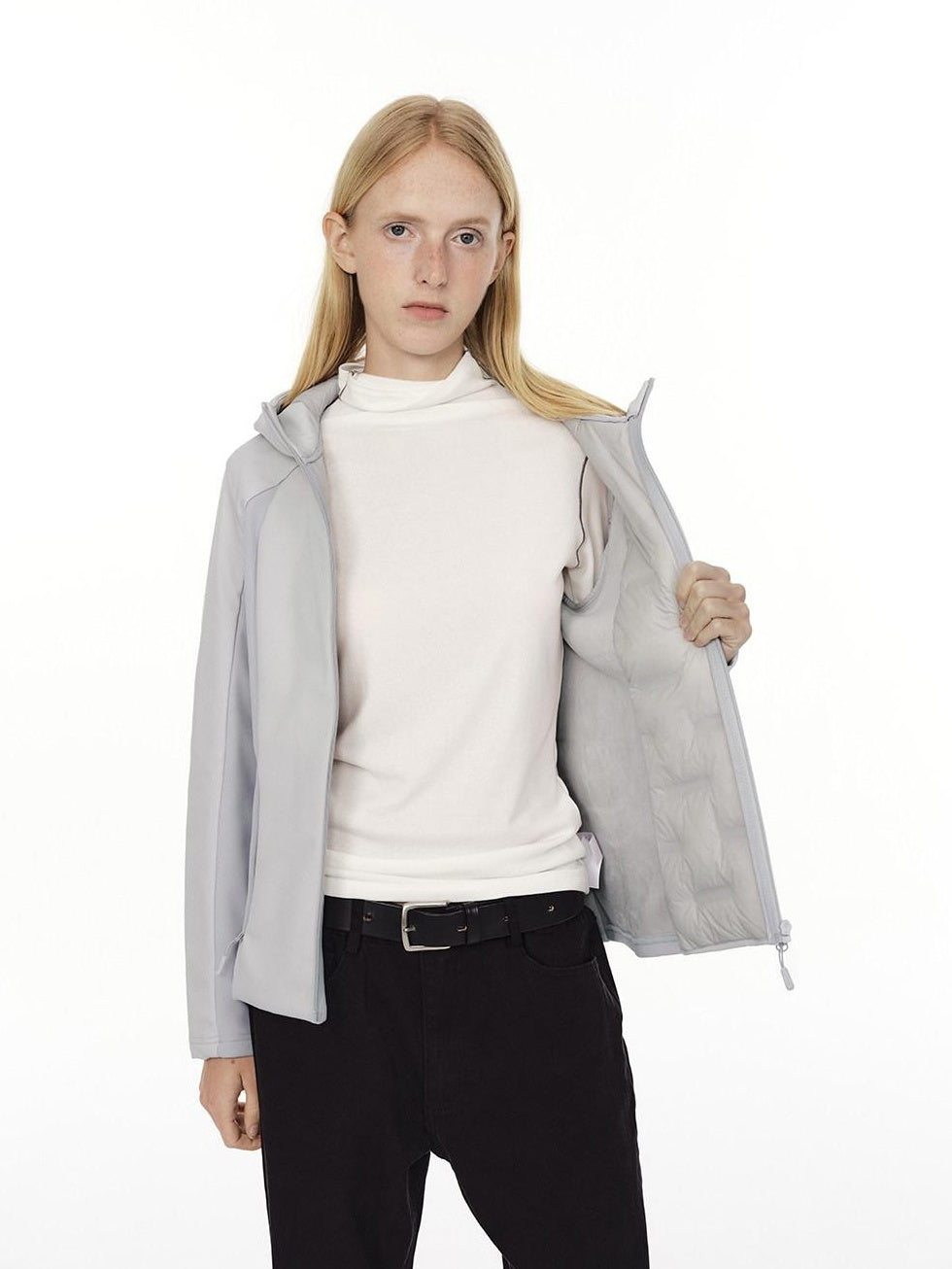 Country Moment 95% White Duck 700Fp Patchwork Hooded Short Loose Women Commuter Down Jackets