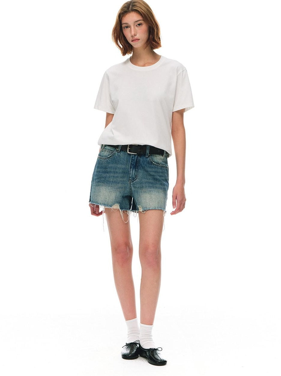 Country Moment Cooling Antibacterial Uv Cotton Blend Loose Casual Womens Short Sleeve T-Shirts