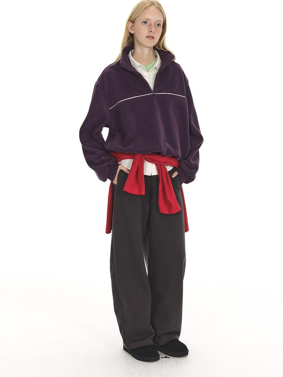 Country Moment Durable Cotton Blend Loose Mid Rise Straight Leg Youth Casual Stretch Sweatpants
