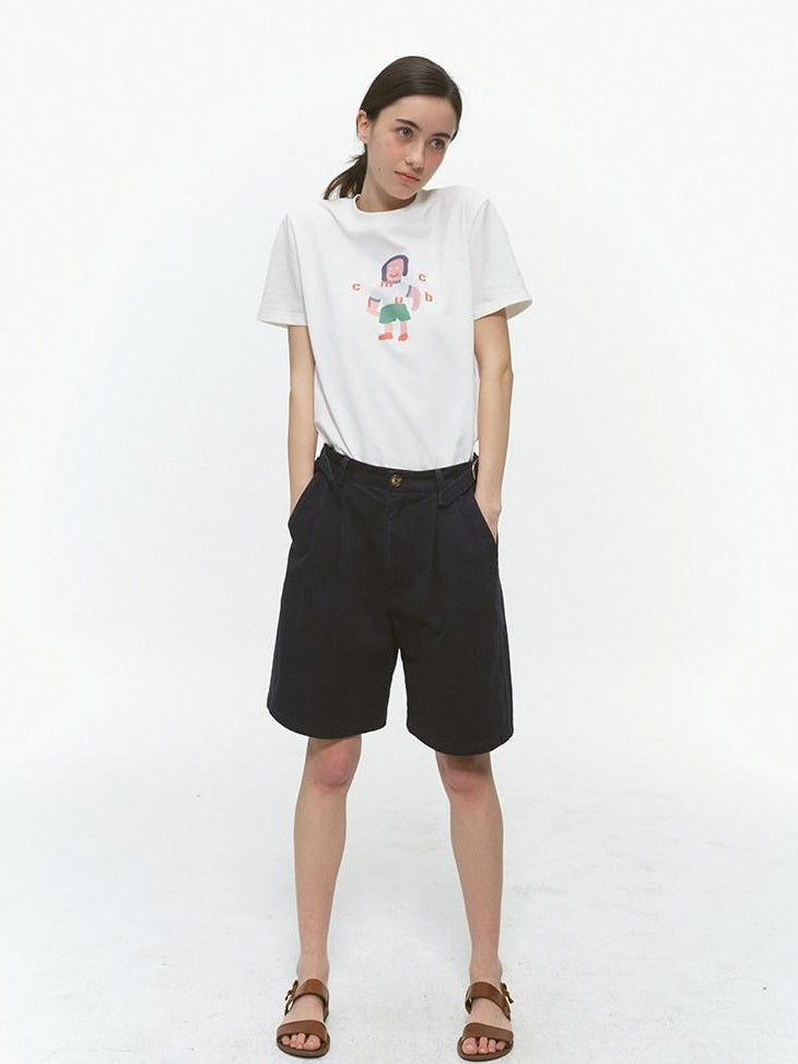 Country Moment 100 Percent Cotton Loose Fit Printed Unisex Short Sleeve T-Shirts