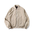 Country_Moment_Cotton_Loose_Fit_Zip_Lapel_Short_Youth_Unisex_Khaki_Plaid_Cropped_Jackets_MISSTT