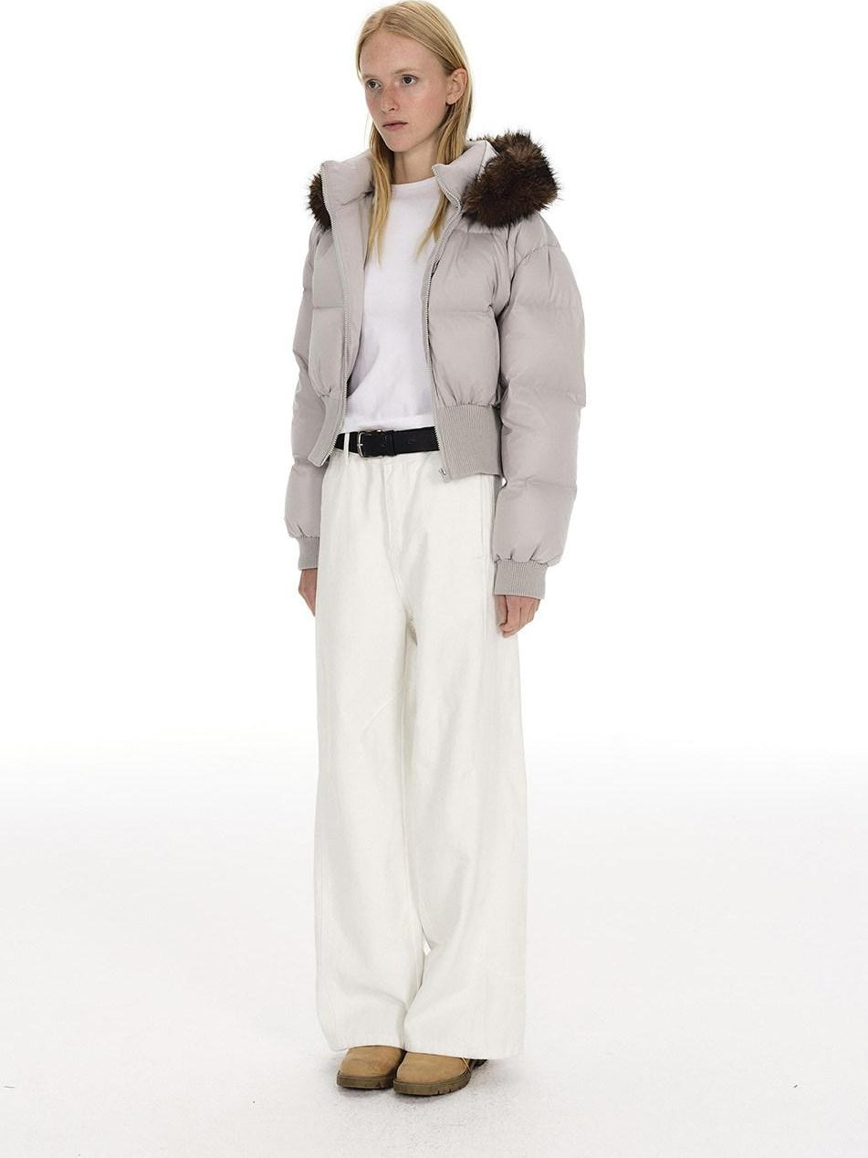 Country Moment Comfortable Cotton Mid Rise Straight Leg Unisex Casual Khaki White Cargo Pants