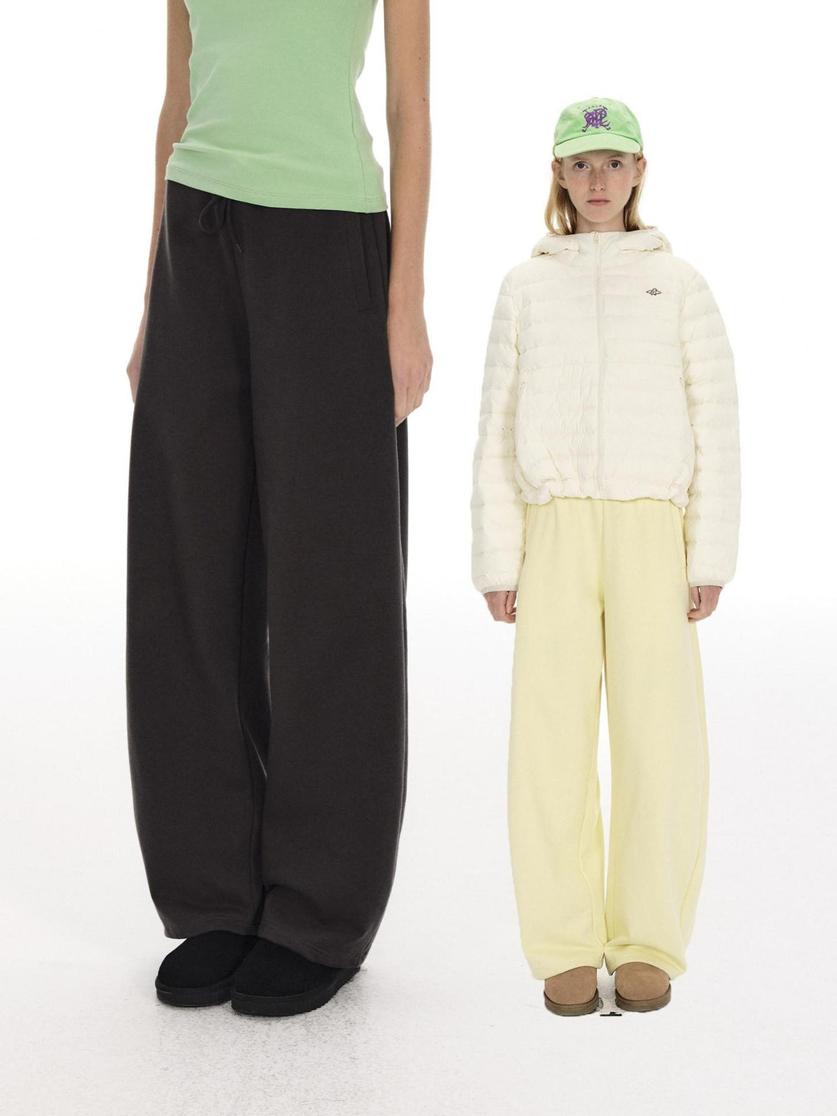 Country Moment Durable Cotton Blend Loose Mid Rise Straight Leg Youth Casual Stretch Sweatpants