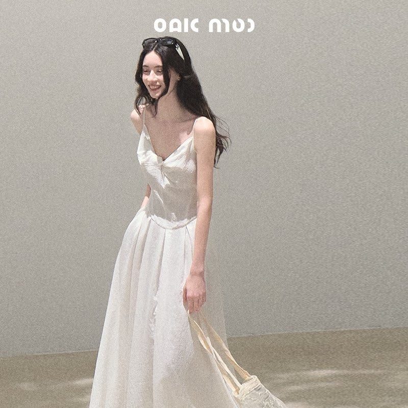7_OAKMOO_Elegant_Cinched_Waist_Linen_Spaghetti_Strap_Women_City_Commute_Maxi_Dresses_MISSTT