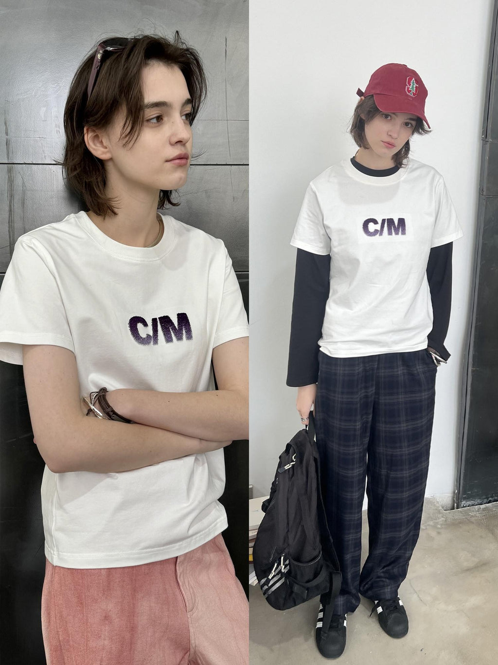 Country Moment Soft Embroidered Loose Fit Unisex Teen Cotton White Short Sleeve T-Shirts