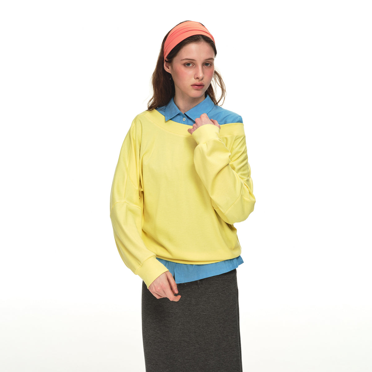 Country_Moment_Breathable_Viscose_Loose_Batwing_Long_Sleeve_Solid_Off_Shoulder_Crop_Tops_MISSTT