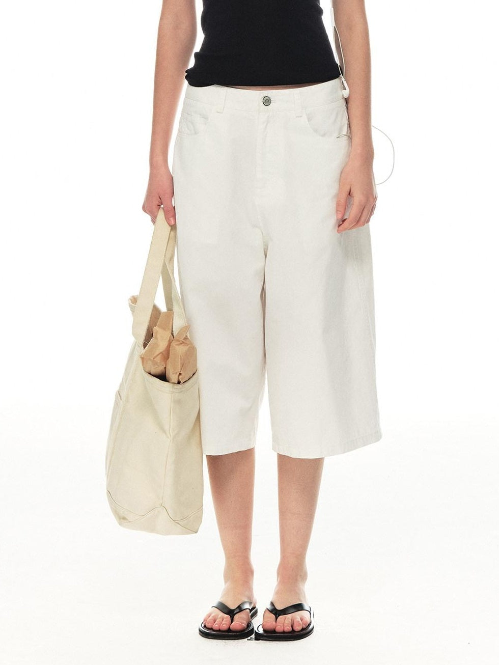 Country Moment Breathable Cotton Relaxed Fit Solid Mid Rise Unisex Casual Mid-Length Shorts