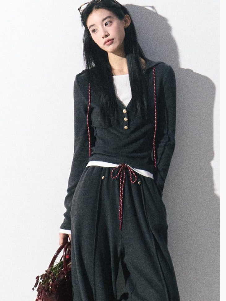 7 OAKMOO Double Fleece Windproof Sporty Pullover Women Tracksuit Top & Pants Sets