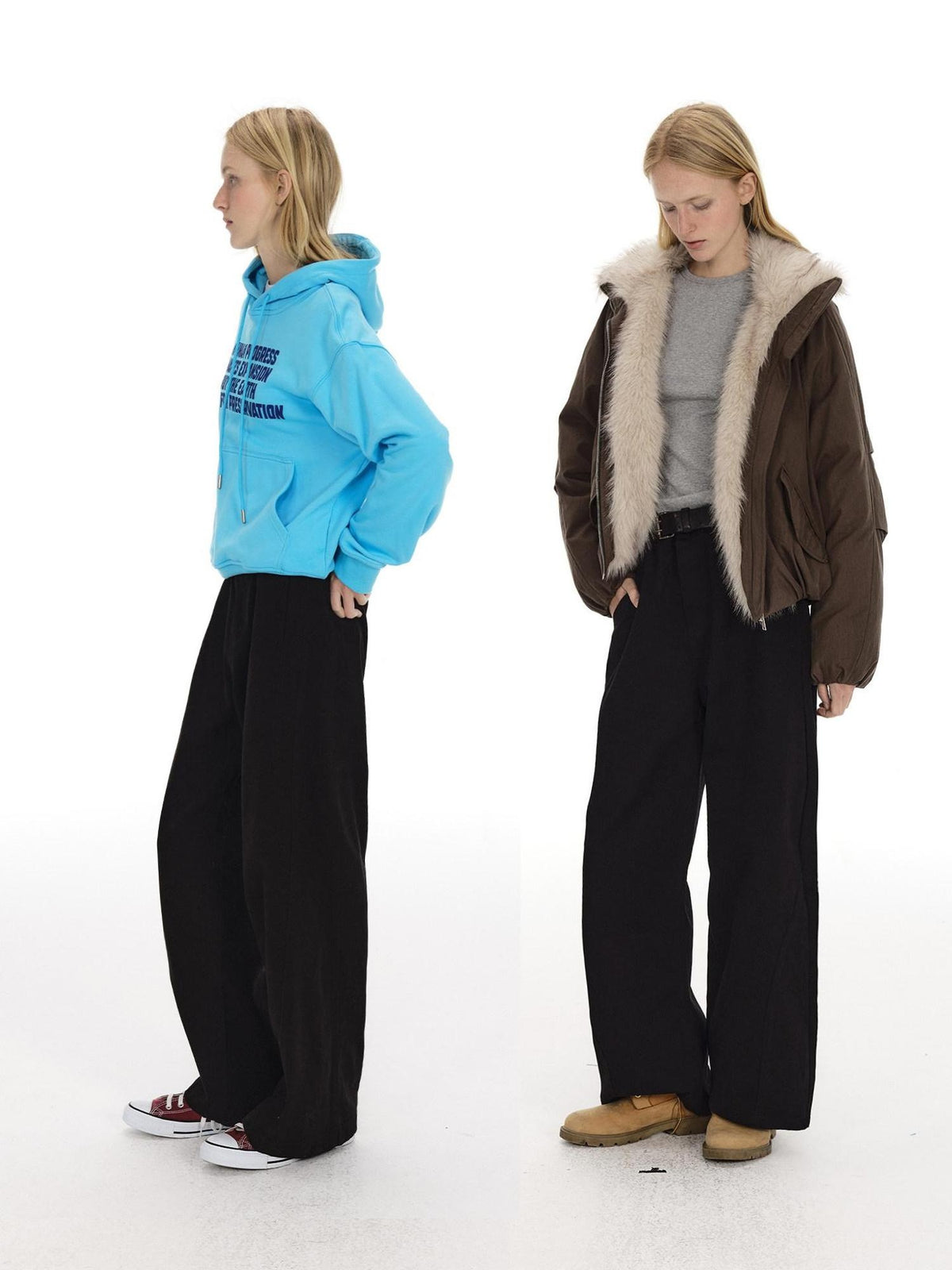 Country Moment Comfortable Cotton Mid Rise Loose Fit Zipper Casual Men Daily Straight Pants