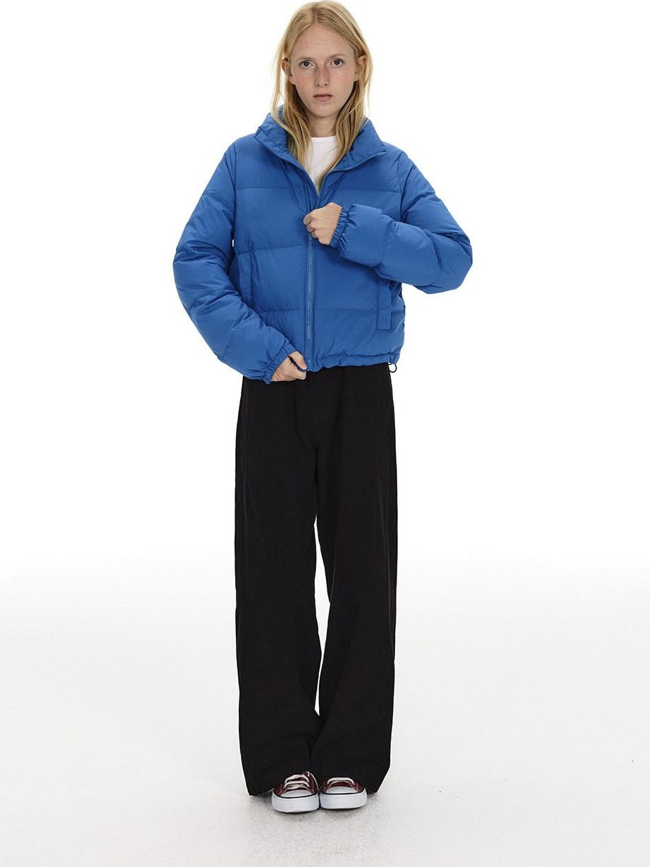 Country Moment 90 Percent White Duck Down 650Fp Nylon Short Boxy Zipper Women City Down Jackets