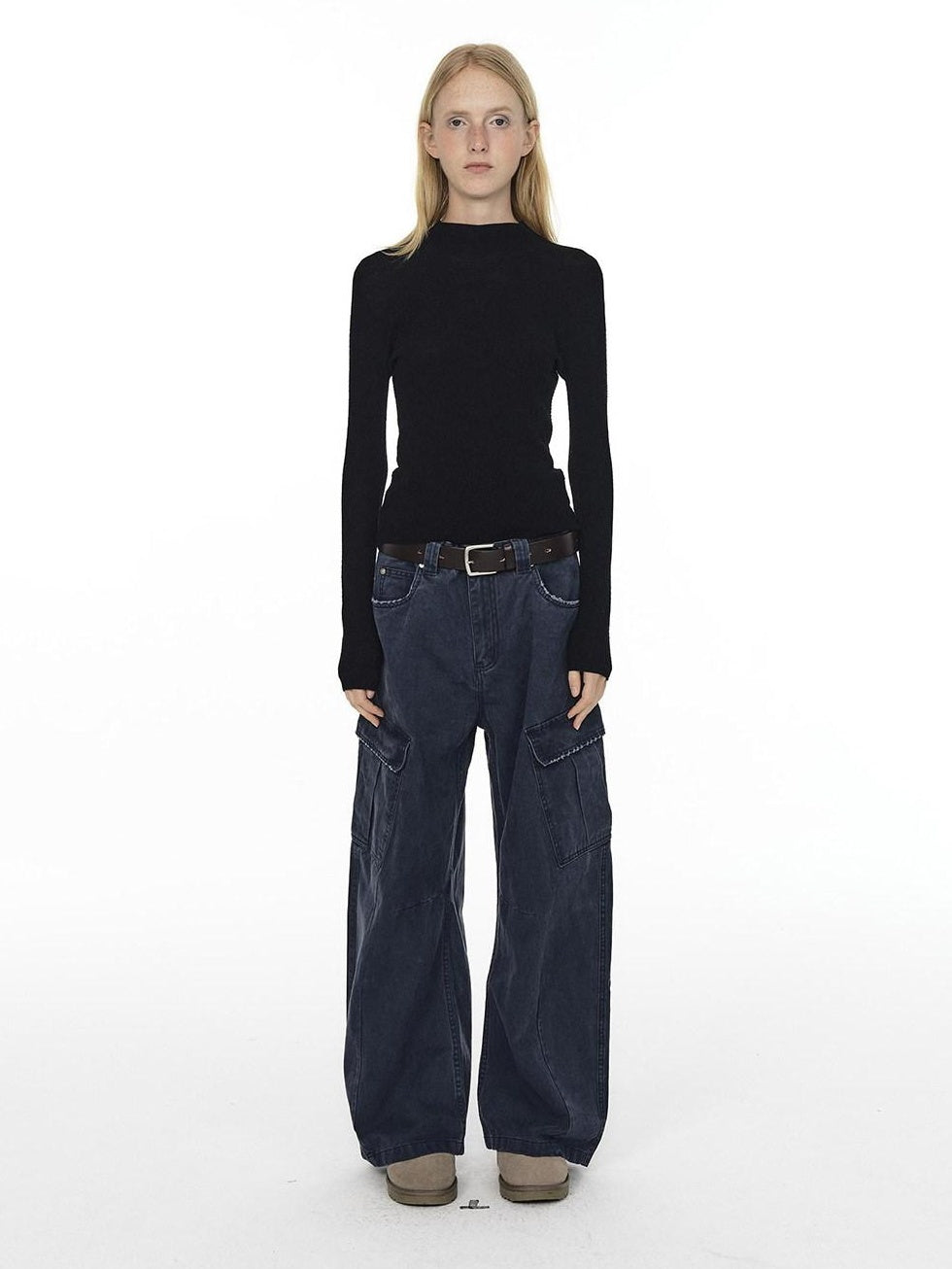 Country Moment Washable Pure Wool Slim Fit Half Turtleneck Pullover Women Casual Work Sweaters