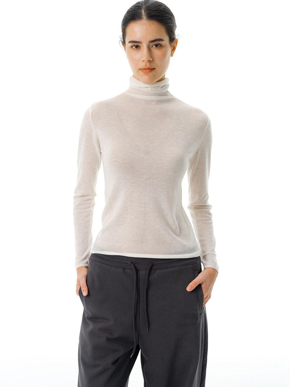 Country Moment Slim Fit Relaxed Turtleneck Women Casual Wool Blend Pullover Warm Sweaters