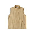 Country_Moment_Organic_Cotton_Stand_Collar_Zipper_Loose_Fit_Patch_Pocket_Teen_Khaki_Vests_MISSTT
