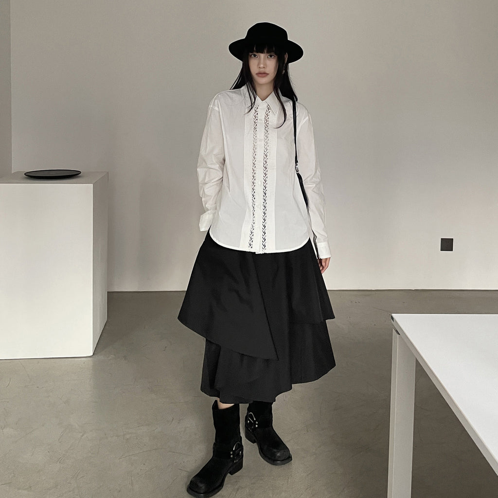 DDGIRL_studio_Pure_Cotton_Lace_Collar_Straight_Fit_Commuter_Long_Sleeve_Women_White_Shirts_MISSTT