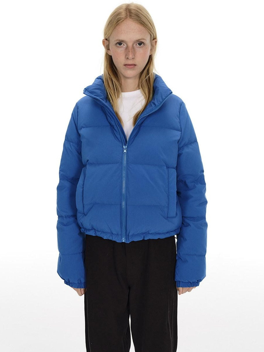 Country Moment 90 Percent White Duck Down 650Fp Nylon Short Boxy Zipper Women City Down Jackets