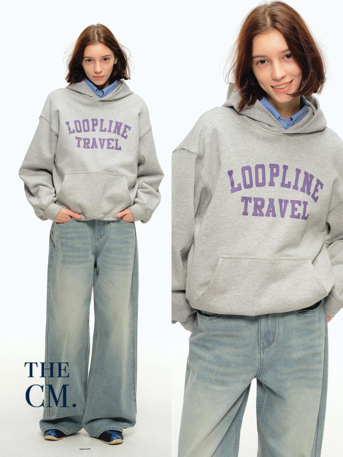 Country Moment Soft 100 Percent Cotton Loose American Style Text Pullover Teen Casual Hoodie