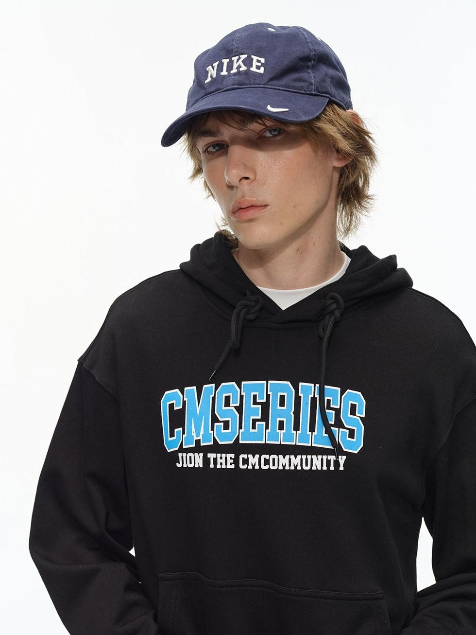 Country Moment 100 Percent Cotton Loose Fit Pullover Ink Print American Youth Unisex Hoodie