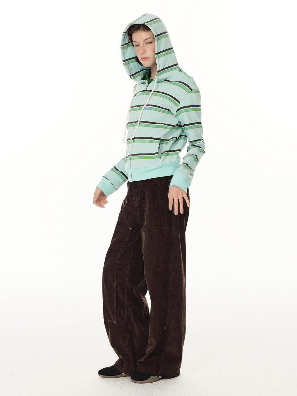 Country Moment Soft 100 Percent Cotton Loose Straight Leg Mid Rise Casual Mens Cargo Pants