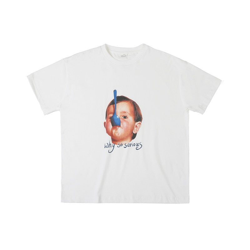 Country_Moment_100%_Cotton_Oversized_Crewneck_Character_Print_Teen_White_Short_Sleeve_T-Shirts_MISSTT
