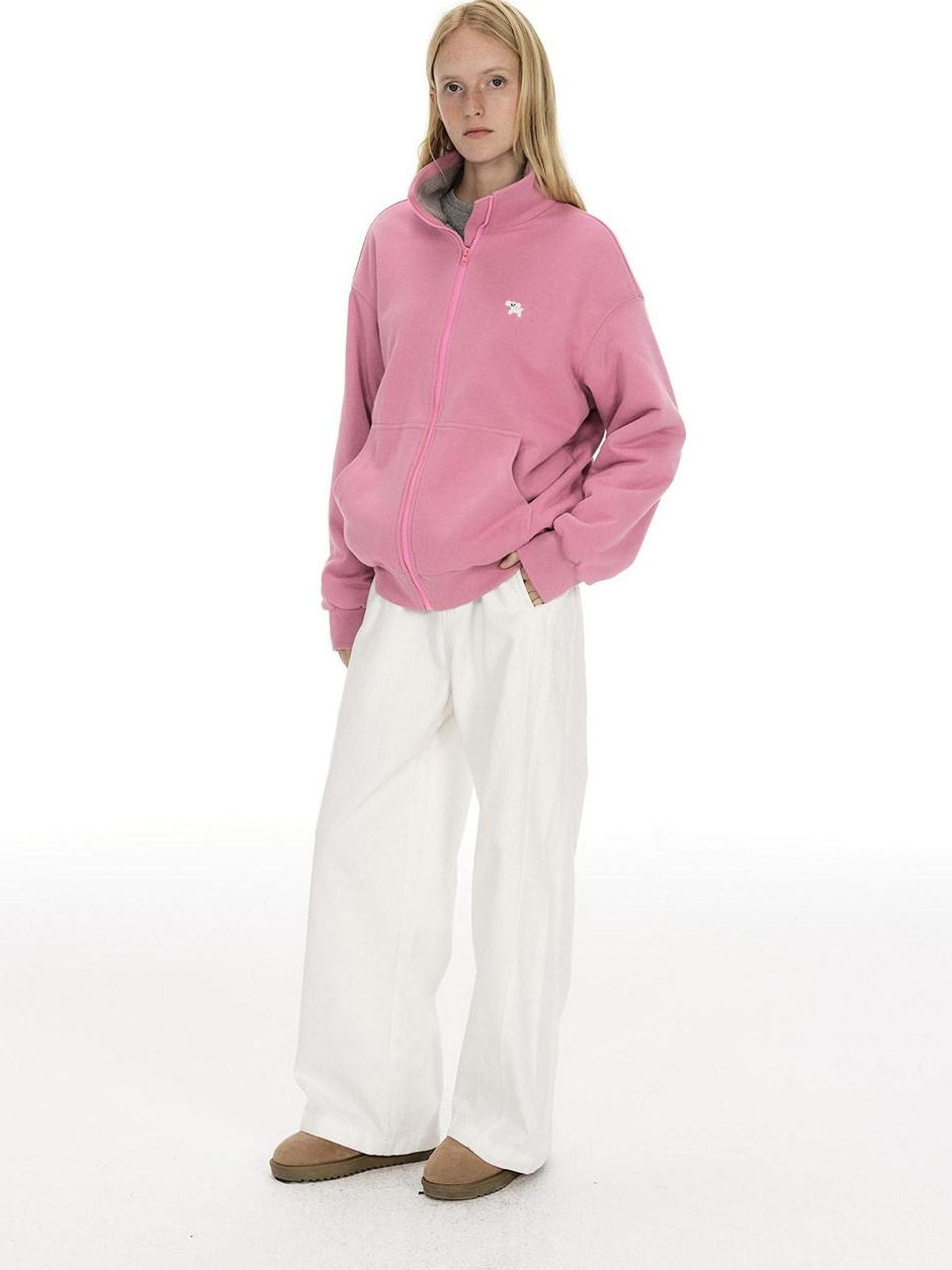 Country Moment 100 Percent Cotton Relaxed Wide Leg Casual Unisex Khaki Black Cargo Pants