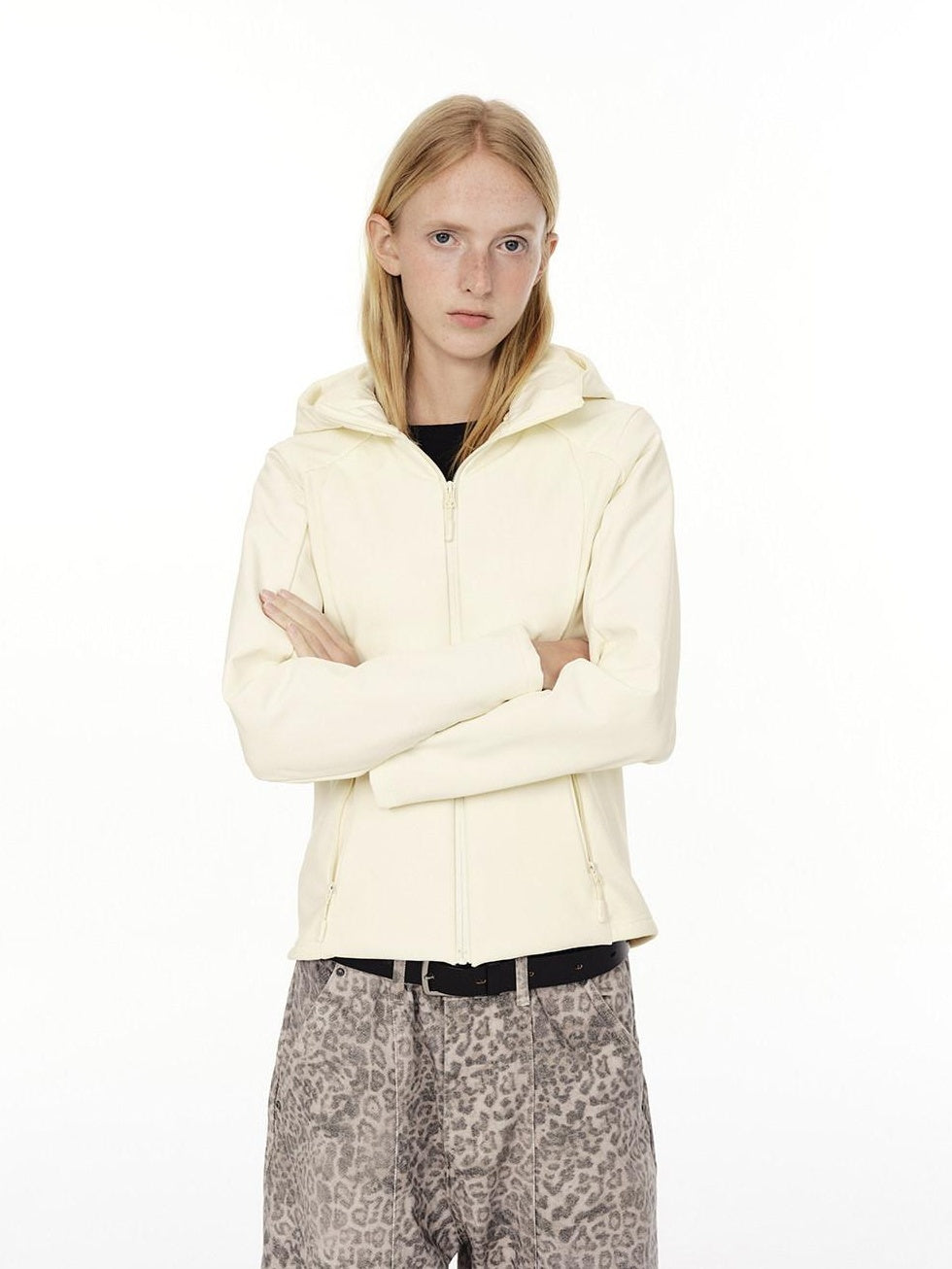 Country Moment 95% White Duck 700Fp Patchwork Hooded Short Loose Women Commuter Down Jackets