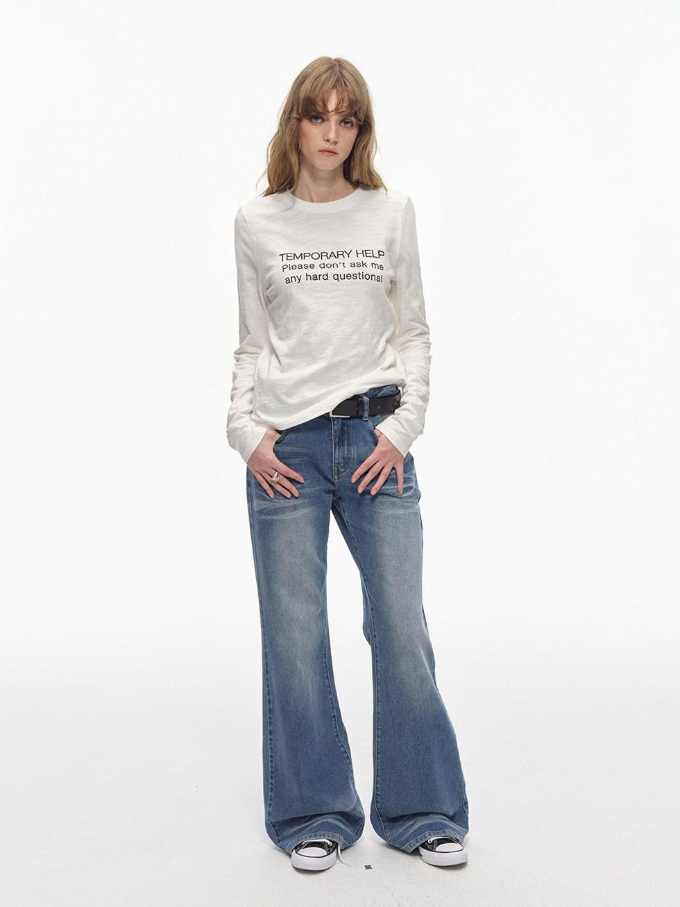 Country Moment Washed Cotton Breathable Graphic Unisex Standard Fit Long Sleeve T-Shirts