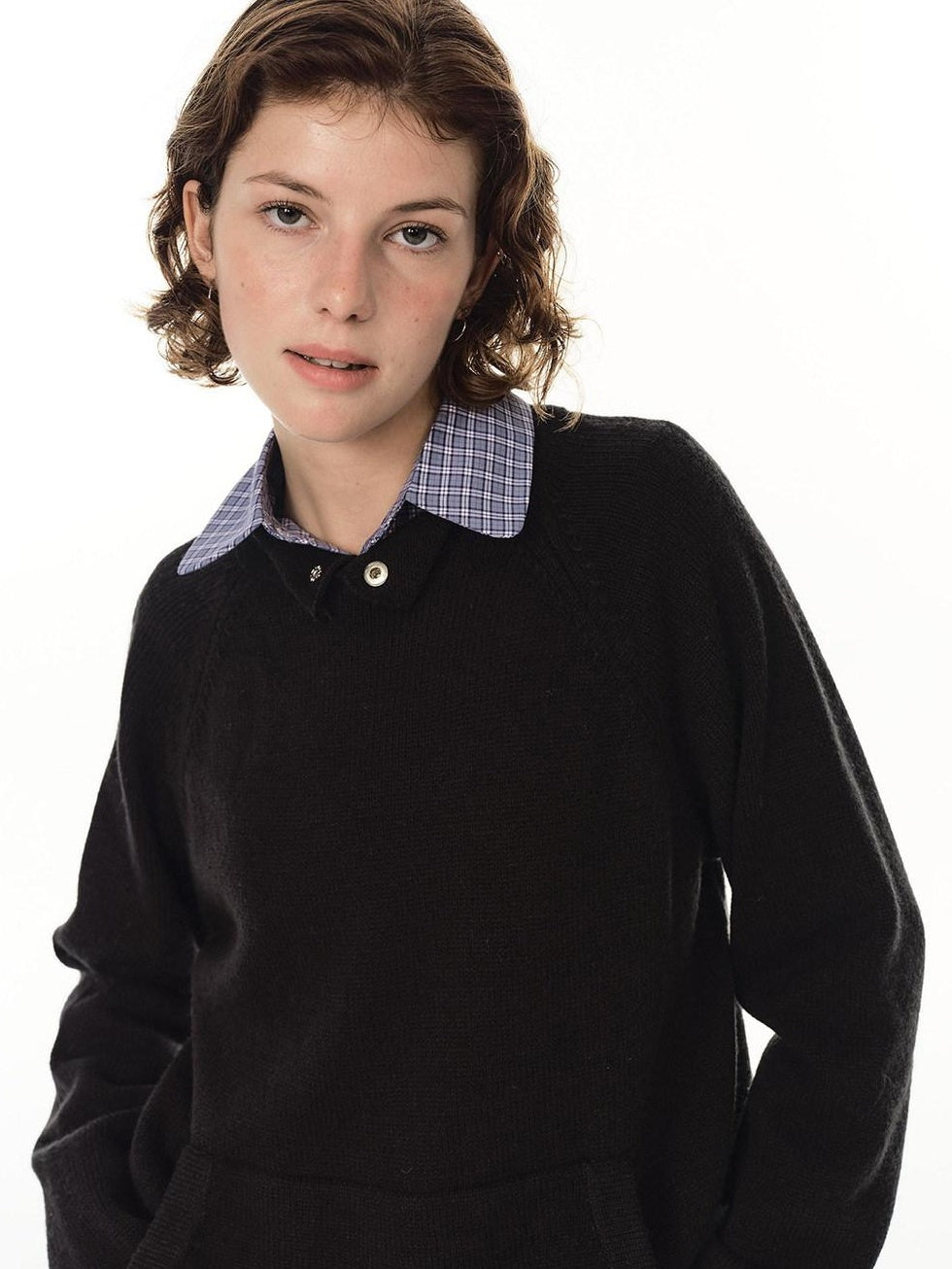 Country Moment Warm Wool Blend Button Turn Down Collar Casual Loose Fit Men Knit Sweaters