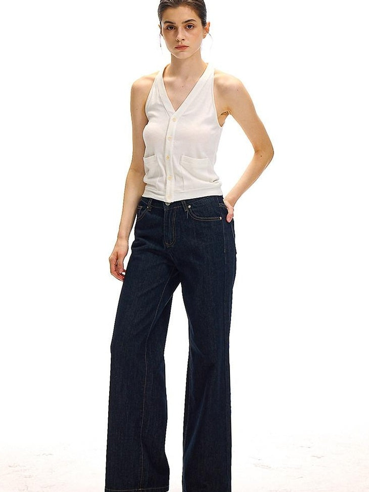 Country Moment Original Design Slim Fit Halter Neck Viscose Cotton Stretch Womens Tank Tops