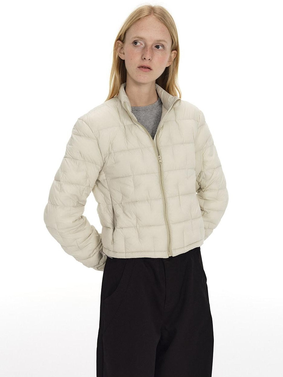 Country Moment 650Fp White Duck Down Waterproof Short Stand Collar Women Casual Down Jackets