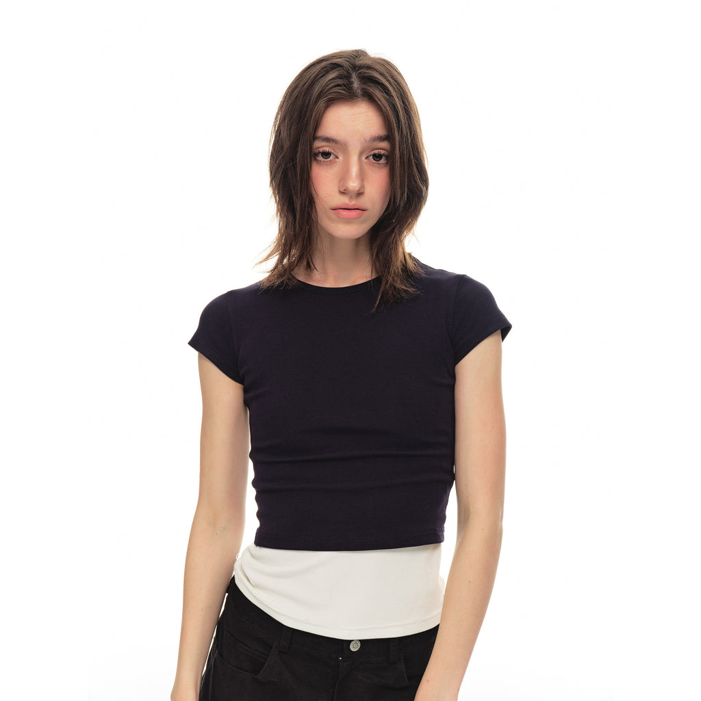 Country_Moment_Cooling_Breathable_Cotton_Slim_Fit_Round_Neck_Short_Sleeve_Women_Basic_Crop_Tops_MISSTT