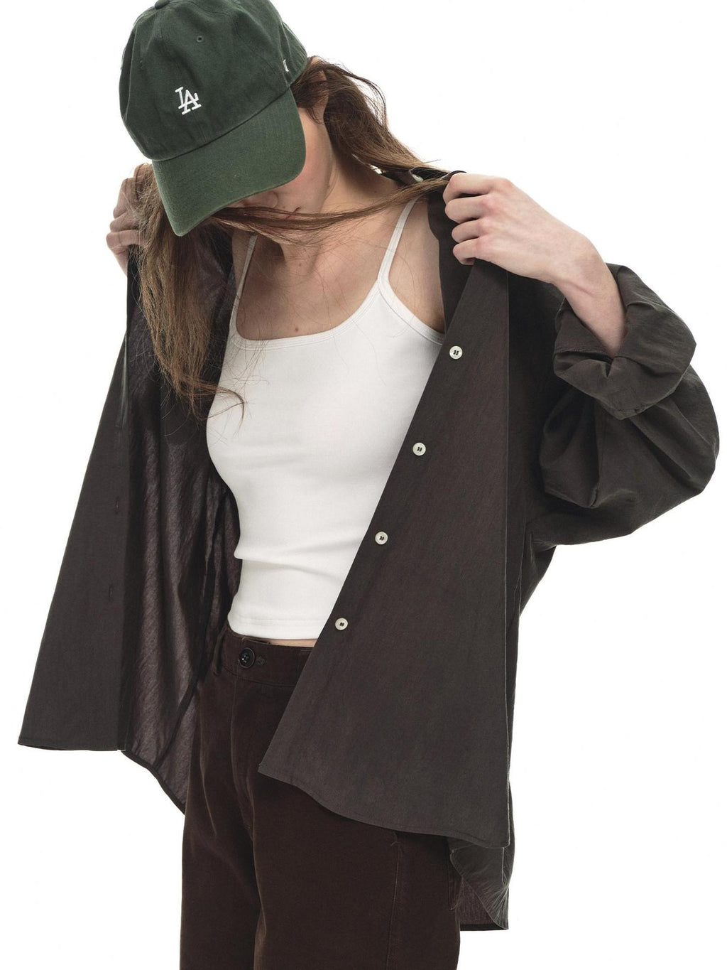 Country Moment Cooling Lyocell Blend Loose Fit Drop Shoulder Collared Unisex Button Shirts